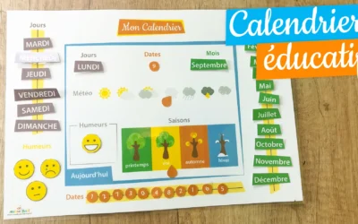 DIY comment créer un calendrier éducatif pour les enfants